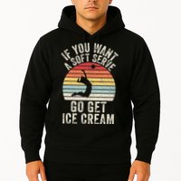 Retro If You Want A Soft Serve Go Get Ice Cream Volleyball Hoodie