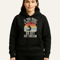 Retro If You Want A Soft Serve Go Get Ice Cream Volleyball Hoodie