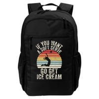 Retro If You Want A Soft Serve Go Get Ice Cream Volleyball Backpack