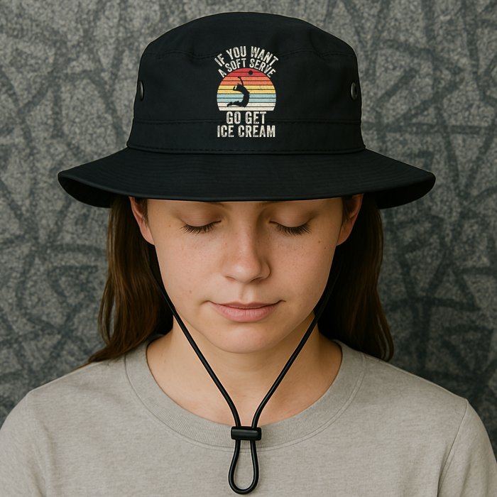Retro If You Want A Soft Serve Go Get Ice Cream Volleyball Legacy Cool Fit Booney Bucket Hat