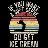 Retro If You Want A Soft Serve Go Get Ice Cream Volleyball Legacy Cool Fit Booney Bucket Hat
