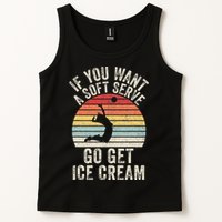 Retro If You Want A Soft Serve Go Get Ice Cream Volleyball Tank Top