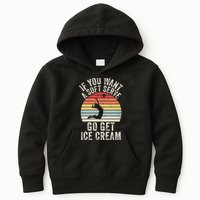 Retro If You Want A Soft Serve Go Get Ice Cream Volleyball Kids Hoodie