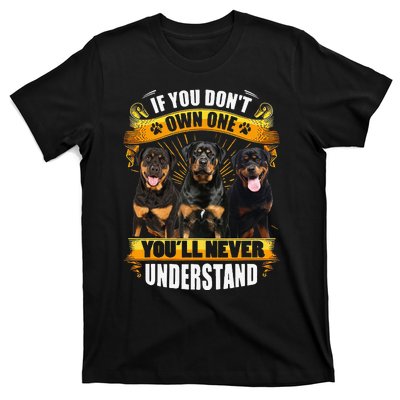 Rottweiler If You Don't Own One You'll Never Understand T-Shirt