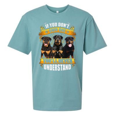 Rottweiler If You Don't Own One You'll Never Understand Sueded Cloud Jersey T-Shirt