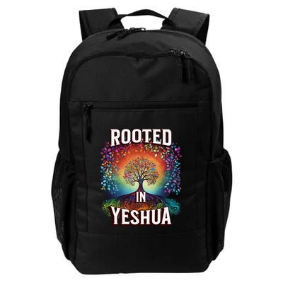 Rooted In Yeshua Meaningful Gift Daily Commute Backpack