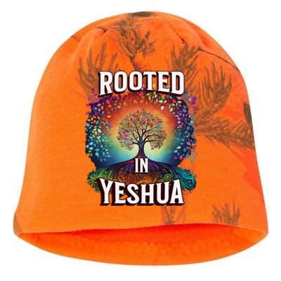 Rooted In Yeshua Meaningful Gift Kati - Camo Knit Beanie