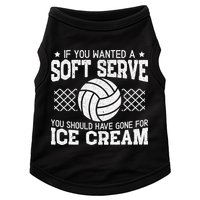 Retro If You Want A Soft Serve Go Get Ice Cream Volleyball Doggie Tank