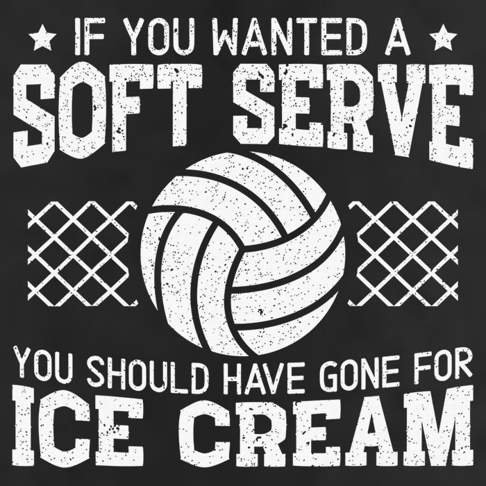 Retro If You Want A Soft Serve Go Get Ice Cream Volleyball Knit Cap Winter Beanie