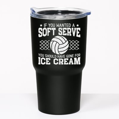 Retro If You Want A Soft Serve Go Get Ice Cream Volleyball Tumbler