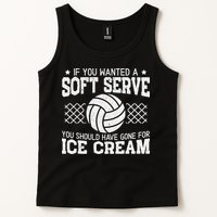 Retro If You Want A Soft Serve Go Get Ice Cream Volleyball Tank Top