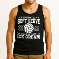 Retro If You Want A Soft Serve Go Get Ice Cream Volleyball Tank Top