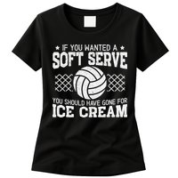 Retro If You Want A Soft Serve Go Get Ice Cream Volleyball Womens T-Shirt