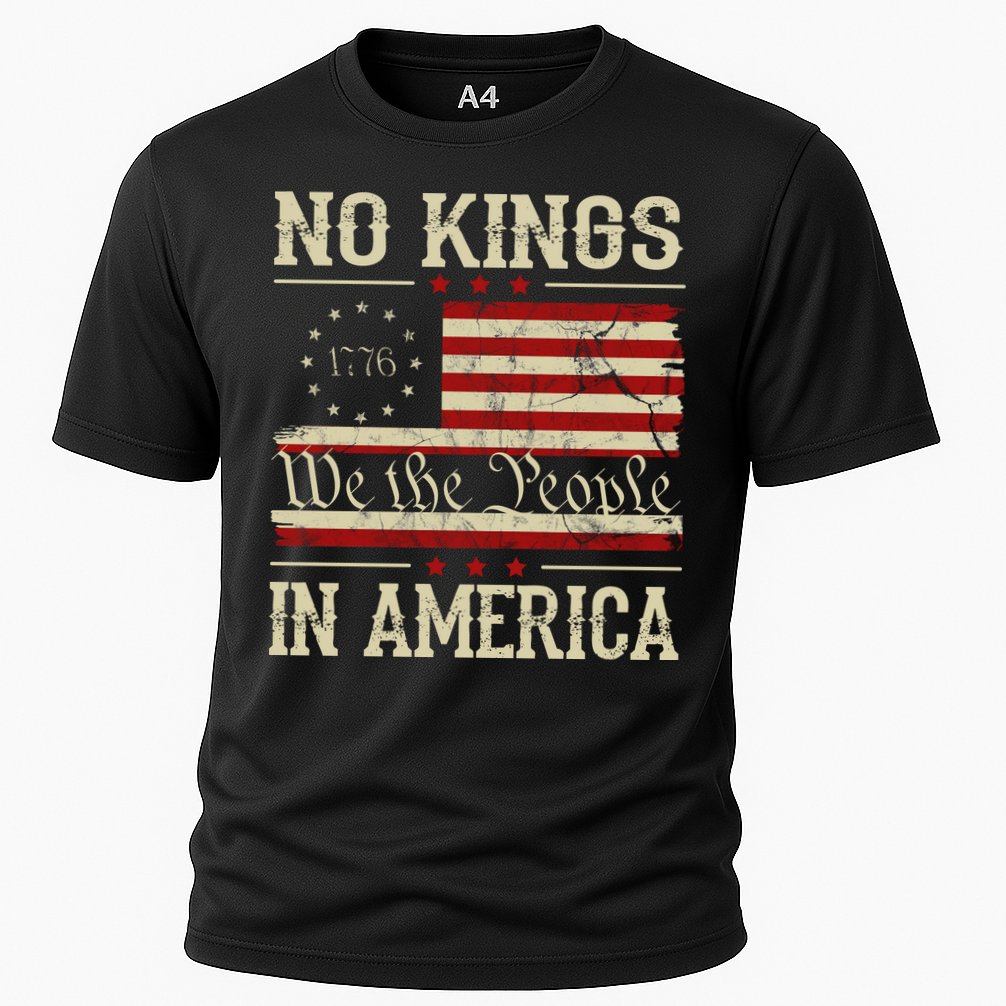 Retro June 14th No Kings In America 1776 USA Flag Performance Shirt