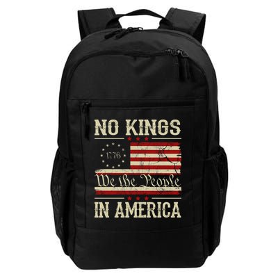 Retro June 14th No Kings In America 1776 USA Flag Backpack