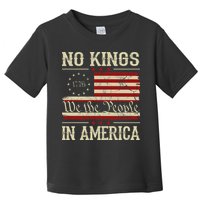 Retro June 14th No Kings In America 1776 USA Flag Toddler T-Shirt