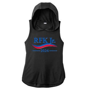 RFK Jr 2024 Election Ladies PosiCharge Tri-Blend Wicking Draft Hoodie Tank