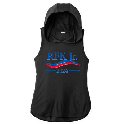 RFK Jr 2024 Election Ladies PosiCharge Tri-Blend Wicking Draft Hoodie Tank