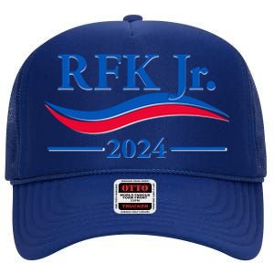 RFK Jr 2024 Election High Crown Mesh Back Trucker Hat