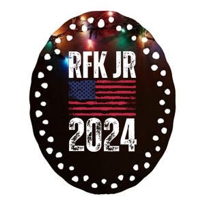 RFK JR 2024 Robert F. Kennedy Jr. For President Ceramic Oval Ornament