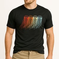 Retro Jellyfish 70s Ocean Sea Beach Animals Jelly Cooling Performance Crew T-Shirt