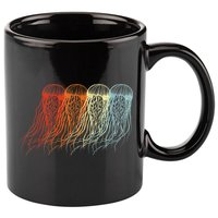 Retro Jellyfish 70s Ocean Sea Beach Animals Jelly 11oz C Handle Ceramic Mug