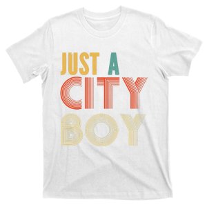 Retro Just A City Boy Journey T-Shirt