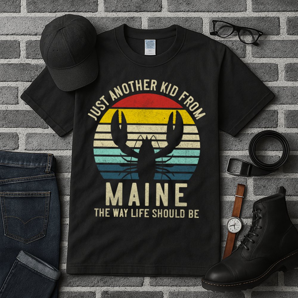 Retro Just A From Maine The Way Life Should Be! Tall T-Shirt