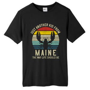 Retro Just A From Maine The Way Life Should Be! Tall Fusion ChromaSoft Performance T-Shirt