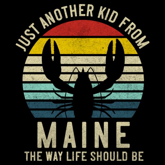 Retro Just A From Maine The Way Life Should Be! Bucket Hat