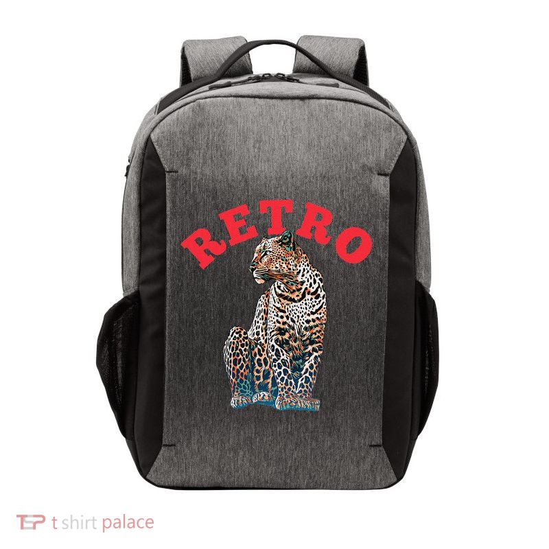 Retro Jaguar Animal Oversized Vector Backpack