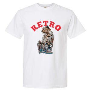 Retro Jaguar Animal Oversized Garment-Dyed Heavyweight T-Shirt