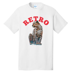 Retro Jaguar Animal Oversized Tall T-Shirt