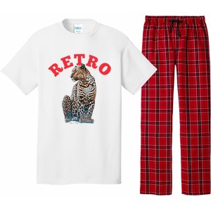 Retro Jaguar Animal Oversized Pajama Set