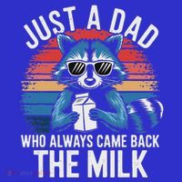 Racoon Just A Dad Who Always Came Back With Full-Length Apron With Pockets