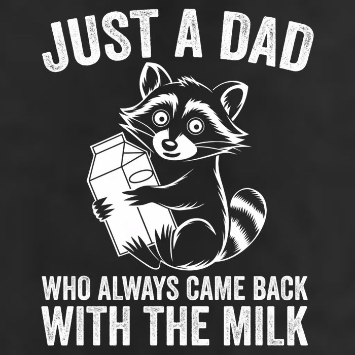 Raccoon Just A Dad Who Always Came Back With The Milk  Golf Towel