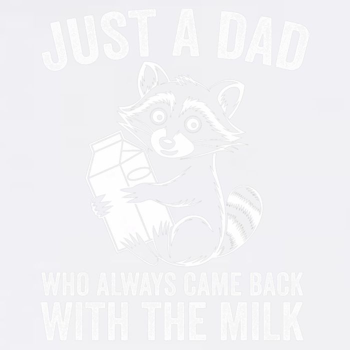 Raccoon Just A Dad Who Always Came Back With The Milk  Garment-Dyed Sweatshirt