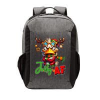 Reindeer Jolly Af Funny Sarcastic Grumpy Duck Christmas Vector Backpack