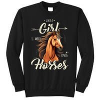 Riding Just A Girl Who Loves Horses Sweatshirt