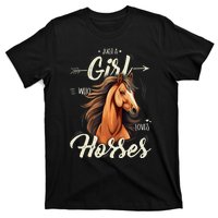 Riding Just A Girl Who Loves Horses T-Shirt