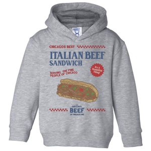 Retro Jeremy Allen White Italian Beef Sandwich Toddler Hoodie