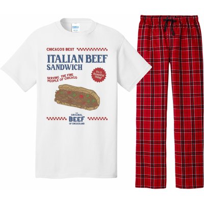 Retro Jeremy Allen White Italian Beef Sandwich Pajama Set