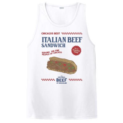 Retro Jeremy Allen White Italian Beef Sandwich PosiCharge Competitor Tank