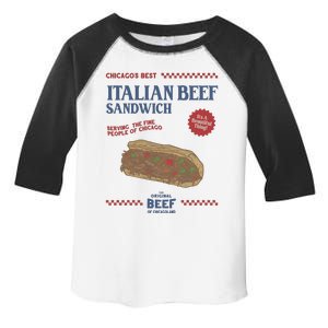 Retro Jeremy Allen White Italian Beef Sandwich Toddler Fine Jersey T-Shirt