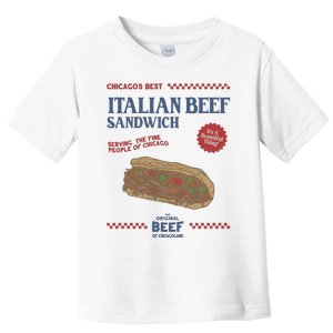 Retro Jeremy Allen White Italian Beef Sandwich Toddler T-Shirt