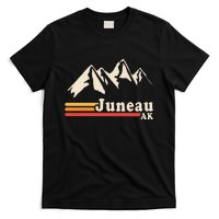 Retro Juneau Alaska Ak Mountain T-Shirt