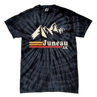 Retro Juneau Alaska Ak Mountain Tie-Dye T-Shirt