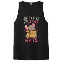 Rat Just A Girl Who Loves Rats Funny Cute Pet Gift PosiCharge Competitor Tank