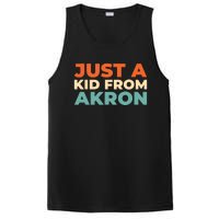 Retro Just A Ki From Ohio Akron American Vintage Us City PosiCharge Competitor Tank