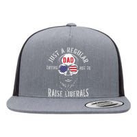 Republican Just A Regular Dad Trying Not To Raise Liberals Flat Bill Trucker Hat